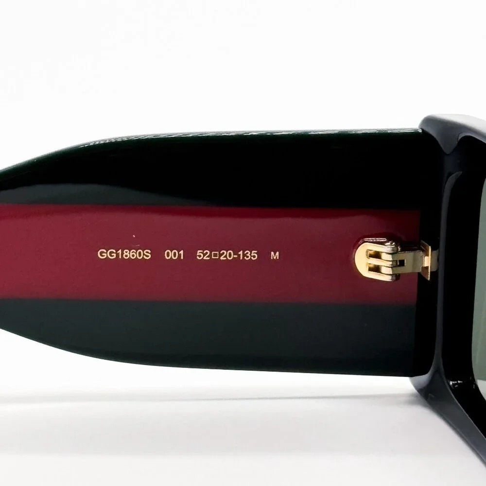 NEW GUCCI GG1860S 001 BLACK UNISEX SUNGLASSES GUCCI